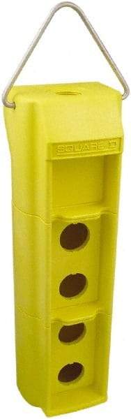 Square D - 5 Hole, 30mm Hole Diameter, Pushbutton Switch Enclosure - Apex Tool & Supply