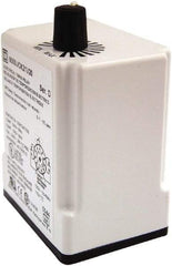 Square D - DPDT Time Delay Relay - 10 Contact Amp, 110 VDC & 120 VAC - Apex Tool & Supply