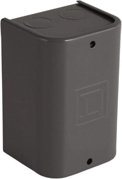 Square D - Steel Power Relay Enclosure Screw Cover - NEMA 1, 92mm Wide x 134.11 mm High x 84mm Deep - Apex Tool & Supply