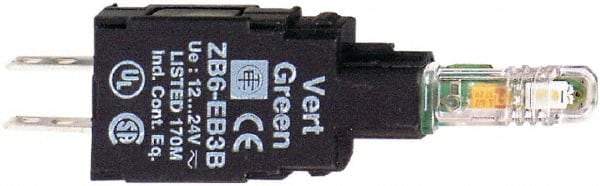 Schneider Electric - 48-120 VAC Red Lens LED Indicating Light - Quick Connect Connector, Shock Resistant, Vibration Resistant - Apex Tool & Supply
