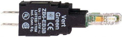 Schneider Electric - 12-24 VAC Red Lens LED Indicating Light - Quick Connect Connector, Shock Resistant, Vibration Resistant - Apex Tool & Supply