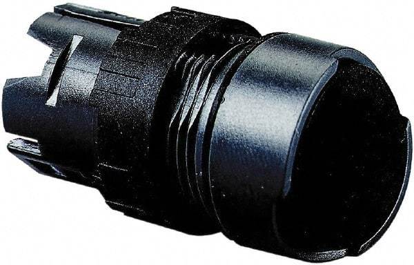Schneider Electric - 16mm Mount Hole, Flush, Pushbutton Switch Only - Round, Black Pushbutton, Nonilluminated, Momentary (MO), Vibration Resistant - Apex Tool & Supply