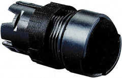 Schneider Electric - 16mm Mount Hole, Flush, Pushbutton Switch Only - Round, Black Pushbutton, Nonilluminated, Momentary (MO), Vibration Resistant - Apex Tool & Supply