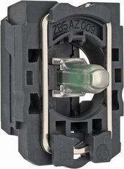 Schneider Electric - 12 V Green Lens LED Indicating Light - Screw Clamp Connector, Vibration Resistant - Apex Tool & Supply