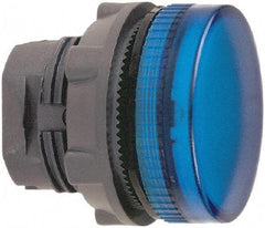 Schneider Electric - Round Pilot and Indicator Light Lens - Blue - Apex Tool & Supply