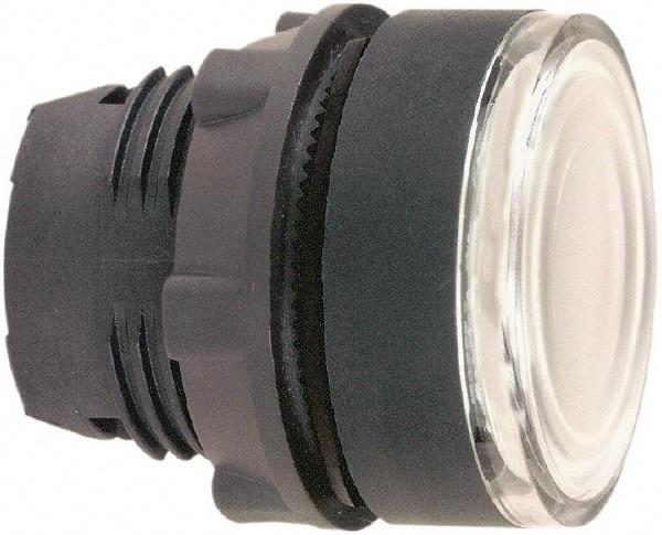 Schneider Electric - 22mm Mount Hole, Flush, Pushbutton Switch Only - Round, White Pushbutton, Illuminated, Momentary (MO) - Apex Tool & Supply