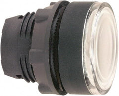 Schneider Electric - 22mm Mount Hole, Flush, Pushbutton Switch Only - Round, White Pushbutton, Illuminated, Momentary (MO) - Apex Tool & Supply
