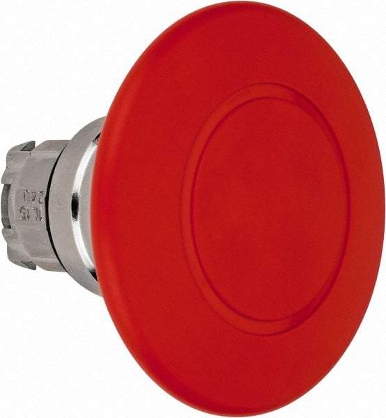 Schneider Electric - Extended Mushroom Head, Pushbutton Switch Only - Round, Red Pushbutton, Nonilluminated, Trigger Action, On-Off - Apex Tool & Supply