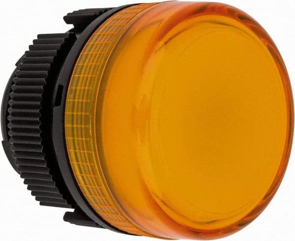Schneider Electric - Yellow Lens Incandescent Pilot Light - Round Lens, Shock Resistant, Vibration Resistant - Apex Tool & Supply
