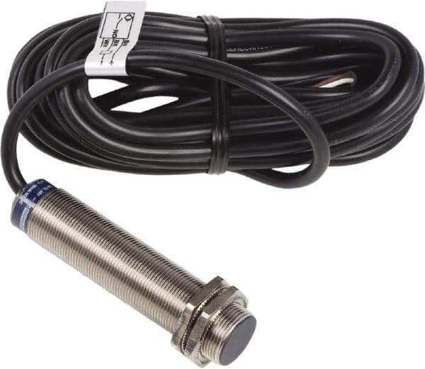 Telemecanique Sensors - 5mm Detection, Cylinder, Inductive Proximity Sensor - 2 Wires, 12 VDC, 12 VDC, 48 VDC, 18mm Wide - Apex Tool & Supply
