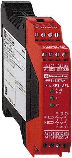 Schneider Electric - 5 VA Power Rating, Electromechanical Screw Clamp General Purpose Relay - 6 Amp at 24 VAC/VDC, 24 V, 22.5mm Wide x 99mm High x 114mm Deep - Apex Tool & Supply