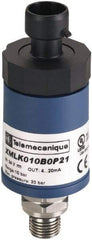 Square D - 1/4-18 NPT (Male) Connector, 24 VDC, 100 psi Sensor, Shock and Vibration Resistant, Analog, Control Circuit Pressure Sensor - 2.5787 Inch Long x 1.417 Inch Wide, IP65, For Use with Air, Fresh Water - Apex Tool & Supply
