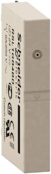 Schneider Electric - Electromechanical Plug-in General Purpose Relay - 6 Amp at 24 VDC, SPDT, 24 VDC, 5mm Wide x 28mm High x 18.5mm Deep - Apex Tool & Supply