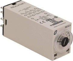 Schneider Electric - 14 Pin, 100 hr Delay, Multiple Range 4PDT Time Delay Relay - 5 Contact Amp, 120 VAC, Knob - Apex Tool & Supply