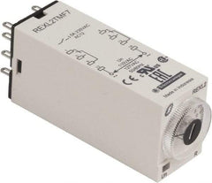 Schneider Electric - 8 Pin, 100 hr Delay, Multiple Range DPDT Time Delay Relay - 5 Contact Amp, 120 VAC, Knob - Apex Tool & Supply
