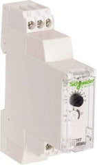 Schneider Electric - 10 hr Delay, Multiple Range SPDT Time Delay Relay - 8 Contact Amp, 24 to 240 VAC/VDC, Selector Switch - Apex Tool & Supply