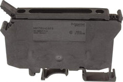 Schneider Electric - 1 Pole, 500 Volt, 10 Amp, -40 to 266°F, DIN Rail Mount, Polyamide Fused Terminal Block - 3 Contacts, 1/2 to 16mm Compatibility, 60-1/2mm High - Apex Tool & Supply