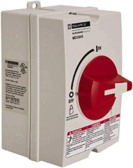 Schneider Electric - 3 Phase, 220 to 600VAC, 3 Pole, 4X, Enclosed Cam & Disconnect Switch - 3 Wires - Apex Tool & Supply