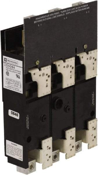 Square D - 1 & 3 Phase, 600VAC, 1 Pole, 4, Open Nonfused Cam & Disconnect Switch - 1 Wire - Apex Tool & Supply
