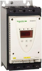 Schneider Electric - 75 Amp, 208 to 600 Coil VAC, 50/60 Hz, IEC Motor Starter - 1 Phase Hp: 20 at 208 Volt, 25 at 230 Volt, 3 Phase Hp: 50 at 460 Volt, 60 at 575 Volt - Apex Tool & Supply