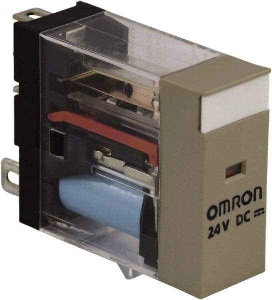 Schneider Electric - Electromechanical Plug-in General Purpose Relay - 10 Amp at 24 VDC, SPDT, 24 VDC - Apex Tool & Supply