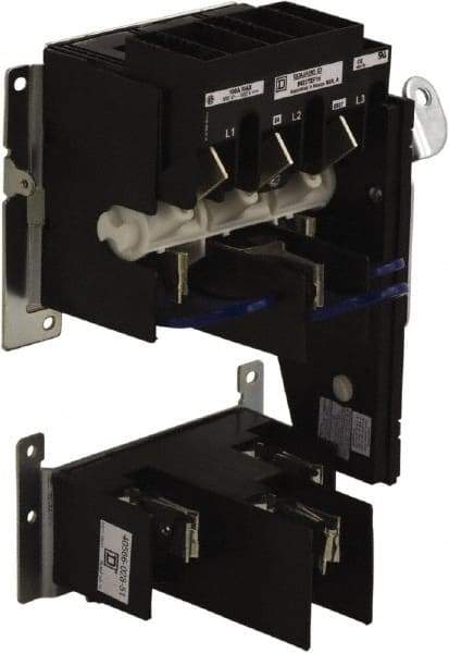 Square D - 1 & 3 Phase, 600VAC, 3 Pole, 1, 4, 12, 3R & 4X, Open Fused Cam & Disconnect Switch - 3 Wires - Apex Tool & Supply