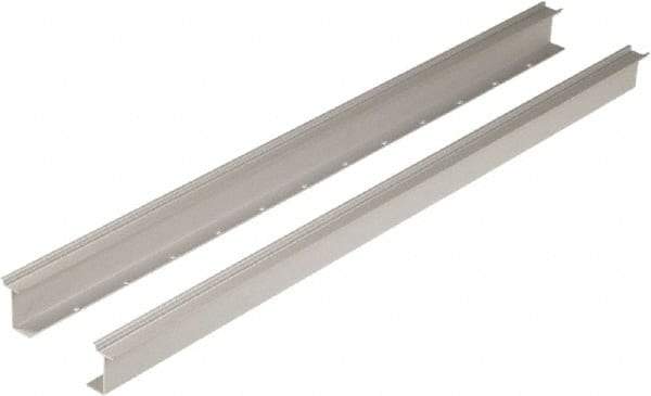 Square D - 1m Long x 0.3 Inch Wide x 1.38 Inch High x Aluminum DIN Rail - 0.04 Inch Thick - Apex Tool & Supply