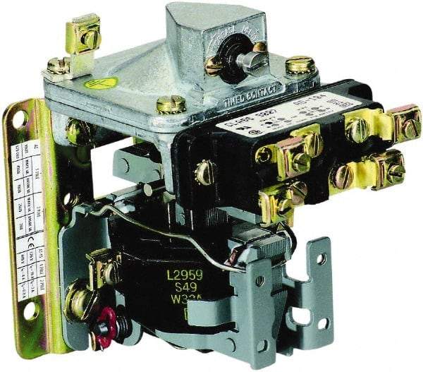 Schneider Electric - 0.1 sec to 1 min Indoor Pneumatic Timer - 600 VAC, 50/60 Hz, - Apex Tool & Supply