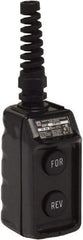 Schneider Electric - 2 Operator, Pushbutton Pendant Control Station - Forward-Reverse (Legend), Momentary Switch, 4NO Contact, NEMA 4 - Apex Tool & Supply