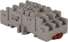 Square D - 11 Pins, 300 VAC, 15 Amp (UL and CSA), Square Relay Socket - DIN Rail Mount, Panel Mount, 2 Tiers, Screw Terminal - Apex Tool & Supply