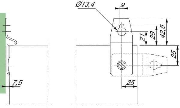 Schneider Electric - Electrical Enclosure Stainless Steel Wall Mount Lug - For Use with CRN Wall Mounting Steel Enclosure/S3X Stainless Steel Wall Mounting Enclosure, RoHS Compliant - Apex Tool & Supply