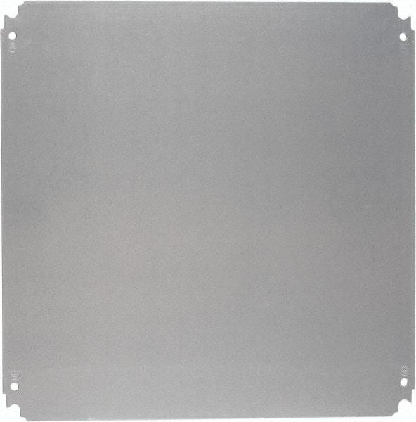 Schneider Electric - Electrical Enclosure Steel Mounting Plate - For Use with 800 (H) x 800 (W) Floor Standing Enclosure, RoHS Compliant, Includes Mounting Hardware & Mounting Plate - Apex Tool & Supply