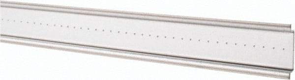 Schneider Electric - 2m Long x 0.3 Inch Wide x 1.4 Inch High x Steel DIN Rail - 0.04 Inch Thick - Apex Tool & Supply