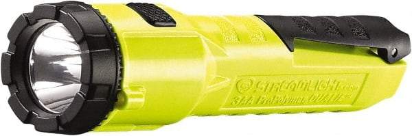 Streamlight - White LED Bulb, 140 Lumens, Industrial/Tactical Flashlight - Yellow Polycarbonate Body, 3 AA Alkaline Batteries Included - Apex Tool & Supply