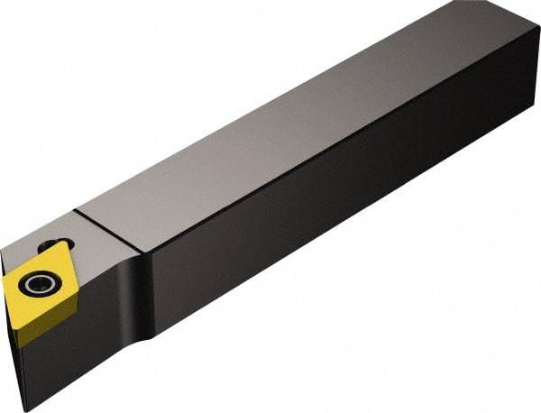 Sandvik Coromant - QS-SDJC, Right Hand Cut, -3° Lead Angle, 12mm Shank Height x 12mm Shank Width, Neutral Rake Indexable Turning Toolholder - 70mm OAL, DCMT 07 02 04 Insert Compatibility, Series CoroTurn 107 - Apex Tool & Supply