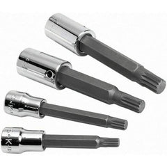 SK - 4 Piece 3/8 & 1/2" Drive Metric Triple Square Bit Socket Set - Apex Tool & Supply
