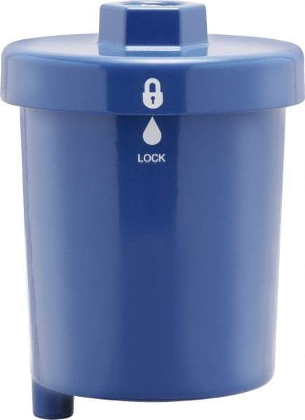 Parker - 3/4 NPT Air Compressor Exhaust Filter - 9 CFM, 15 psi, 3.95" Diam x 5.13" High, Use with Welch Pump Models #1402, 8912, 8917 - Apex Tool & Supply