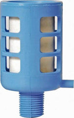 Parker - 1/2 NPT Air Compressor Exhaust Filter - 3 CFM, 15 psi, 2" Diam x 3.7" High, Use with Welch Pump Models #1400, 1405, 8907 - Apex Tool & Supply