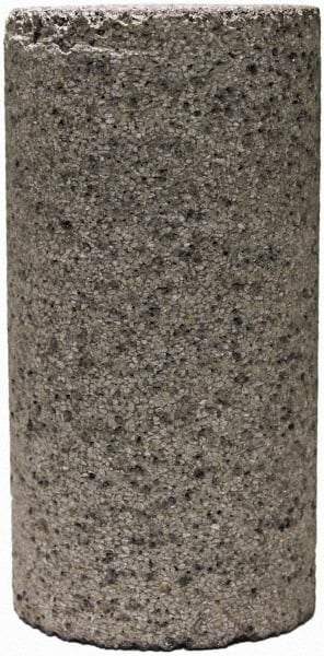Tru-Maxx - Type 18, 2" Max Diam, 4" Head Thickness, 16 Grit Oval Cone - Zirconia Alumina, Coarse Grade, 5/8-11 Shank Thread - Apex Tool & Supply