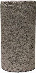 Tru-Maxx - Type 18, 2" Max Diam, 4" Head Thickness, 16 Grit Oval Cone - Zirconia Alumina, Coarse Grade, 5/8-11 Shank Thread - Apex Tool & Supply