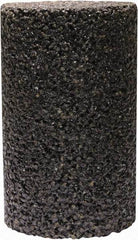 Tru-Maxx - Type 18, 1-1/2" Max Diam, 2-1/2" Head Thickness, 24 Grit Oval Cone - Zirconia Alumina, Coarse Grade, 3/8-24 Shank Thread - Apex Tool & Supply