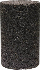 Tru-Maxx - Type 18, 1-1/2" Max Diam, 2-1/2" Head Thickness, 16 Grit Oval Cone - Zirconia Alumina, Coarse Grade, 3/8-24 Shank Thread - Apex Tool & Supply