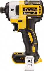 DeWALT - 20 Volt, 1/4" Drive, 20, 125, 152 Ft/Lb Torque, Cordless Impact Driver - 1000, 2800, 3250 RPM, Lithium-Ion, Bare Tool - Apex Tool & Supply