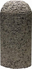 Tru-Maxx - Type 18, 2" Max Diam, 4" Head Thickness, 16 Grit Round Cone - Zirconia Alumina, Coarse Grade, 5/8-11 Shank Thread - Apex Tool & Supply