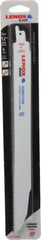Lenox - 12" Long x 7/8" Thick, Bi-Metal Reciprocating Saw Blade - Tapered Profile, 6 TPI, Toothed Edge, Universal Shank - Apex Tool & Supply