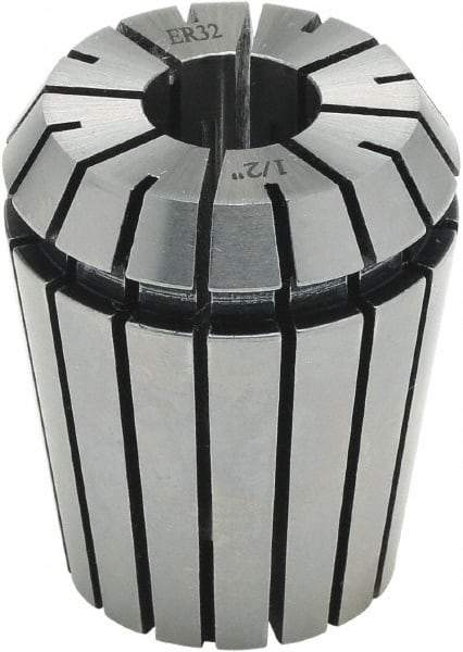 Parlec - 2mm to 20mm Capacity, 2-1/4" Projection, Straight Shank, ER32 Collet Chuck - 8" OAL, 1-1/4" Shank Diam - Exact Industrial Supply