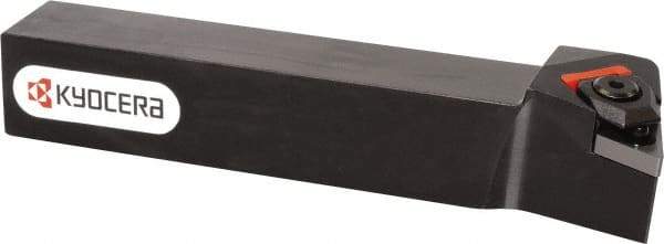 Kyocera - WTKN, Left Hand Cut, 75° Lead Angle, 25mm Shank Height x 25mm Shank Width, Negative Rake Indexable Turning Toolholder - 150mm OAL, TN.. 33.. Insert Compatibility, Series WTKN - Apex Tool & Supply