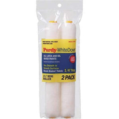 Purdy - 1/4" Nap, 6-1/2" Wide Paint Roller Cover - Smooth to Semi-Smooth Texture, Dralon - Apex Tool & Supply