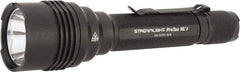 Streamlight - White LED Bulb, 1,100 Lumens, Industrial/Tactical Flashlight - Black Aluminum Body, 3 CR123A Lithium Batteries Included - Apex Tool & Supply