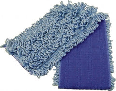 Fas-trak - Blue Head Band, Microfiber Loop End Mop Head - Apex Tool & Supply